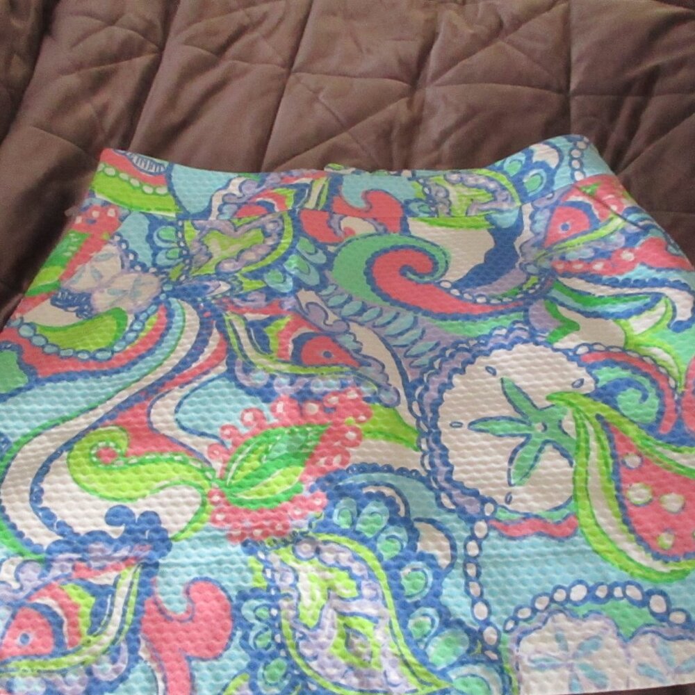 lilly pulizer skort sz 10 new without tags